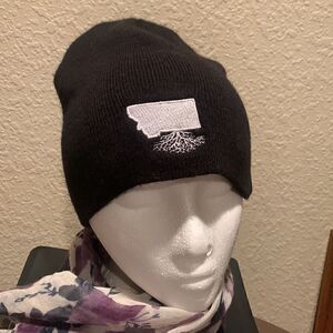 Montana Roots stocking cap, barely worn, one size fits most 100% acrylic